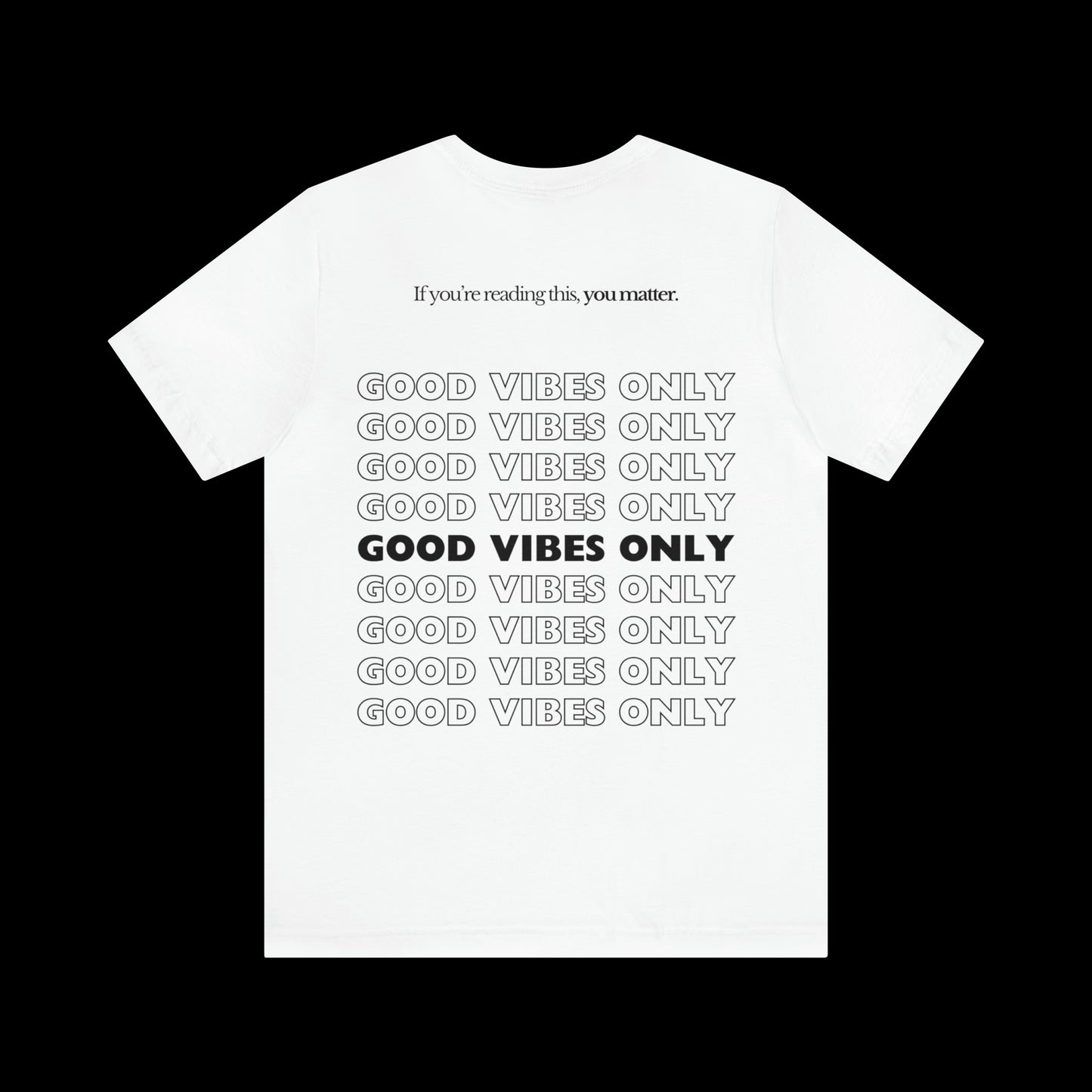 Good Vibes Only Smiley Tee