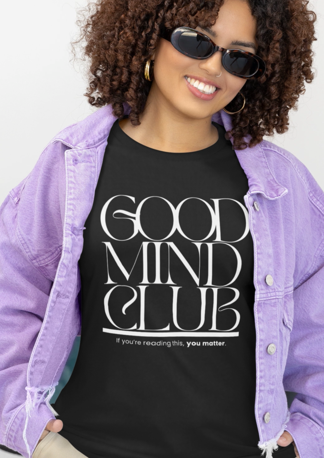 Good Mind Club Tee: Spread Positivity & Mental Health Awareness | GoodMind Brand