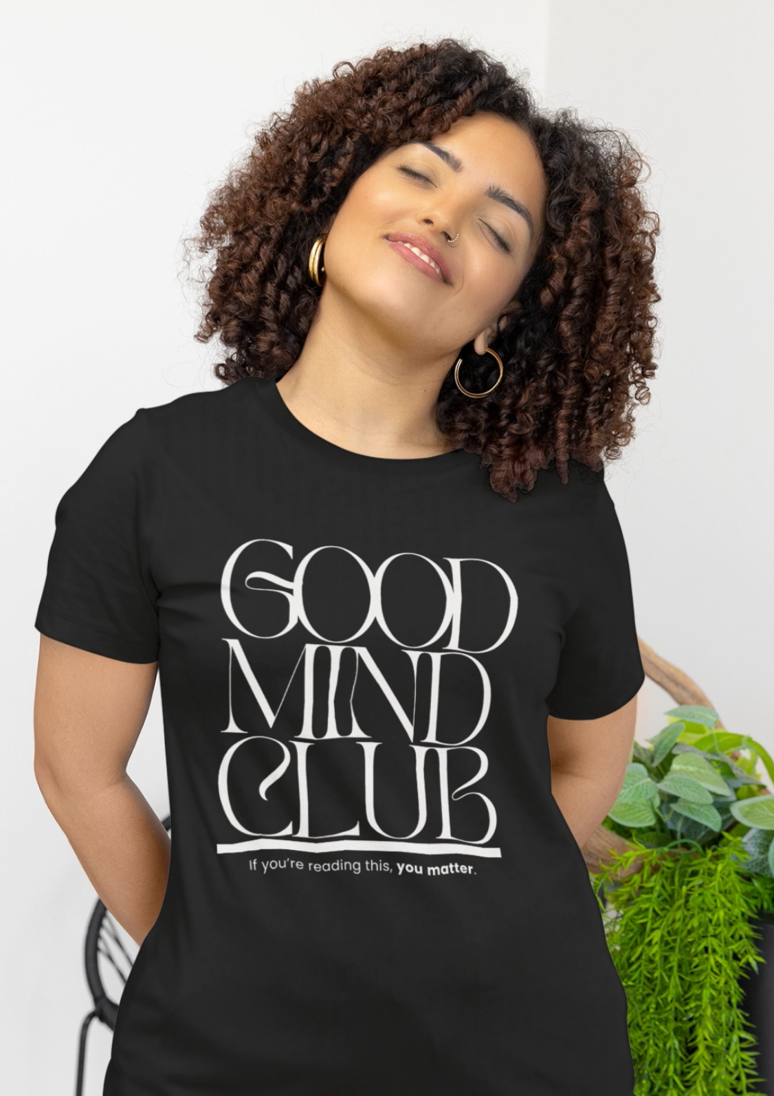 Good Mind Club Tee: Spread Positivity & Mental Health Awareness | GoodMind Brand