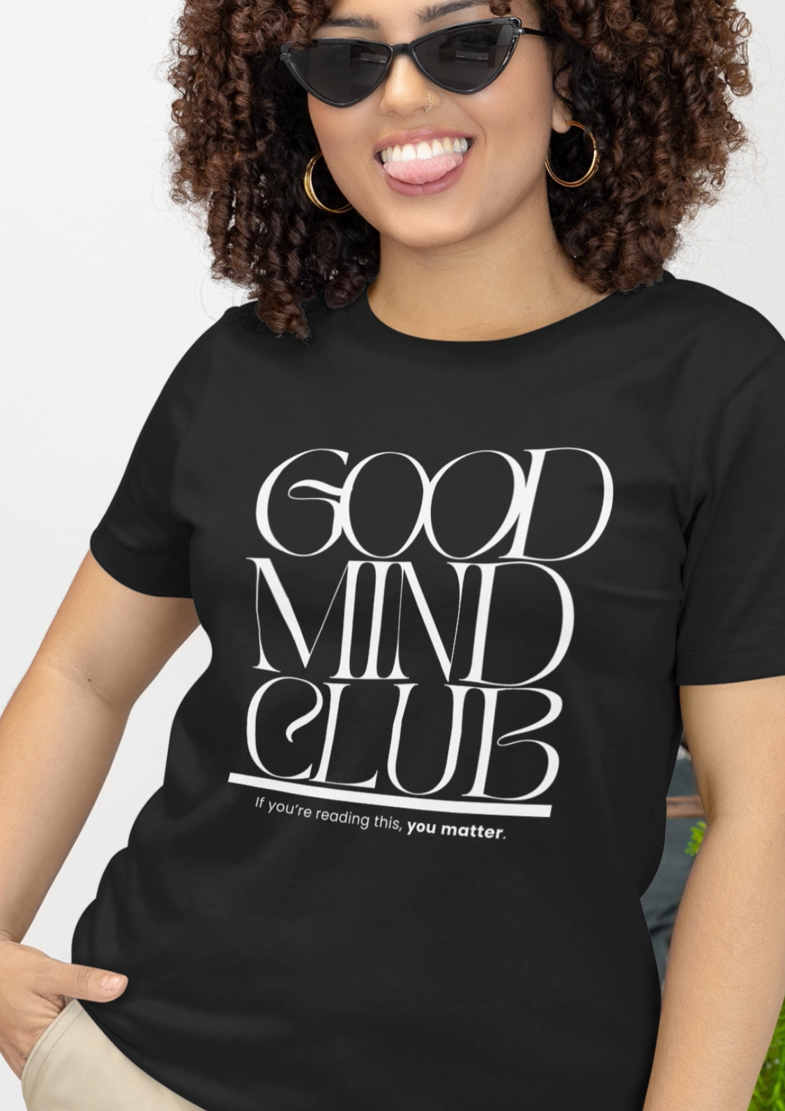 Good Mind Club Tee: Spread Positivity & Mental Health Awareness | GoodMind Brand