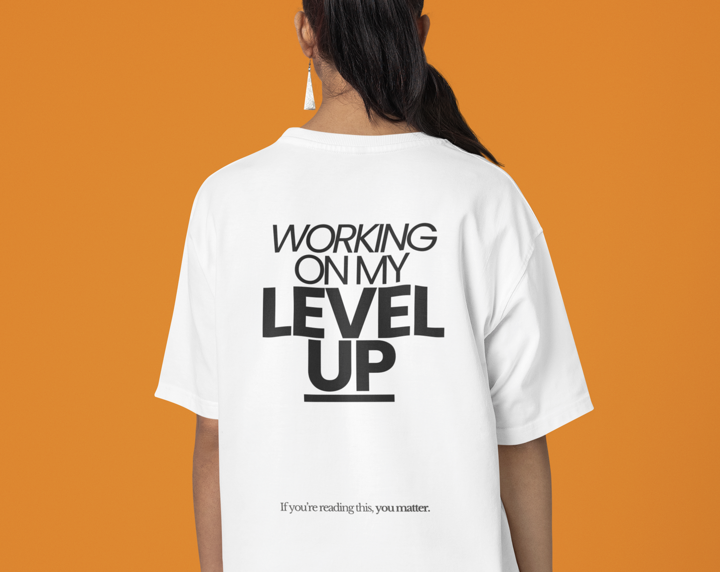 Working on my Level Up Tee