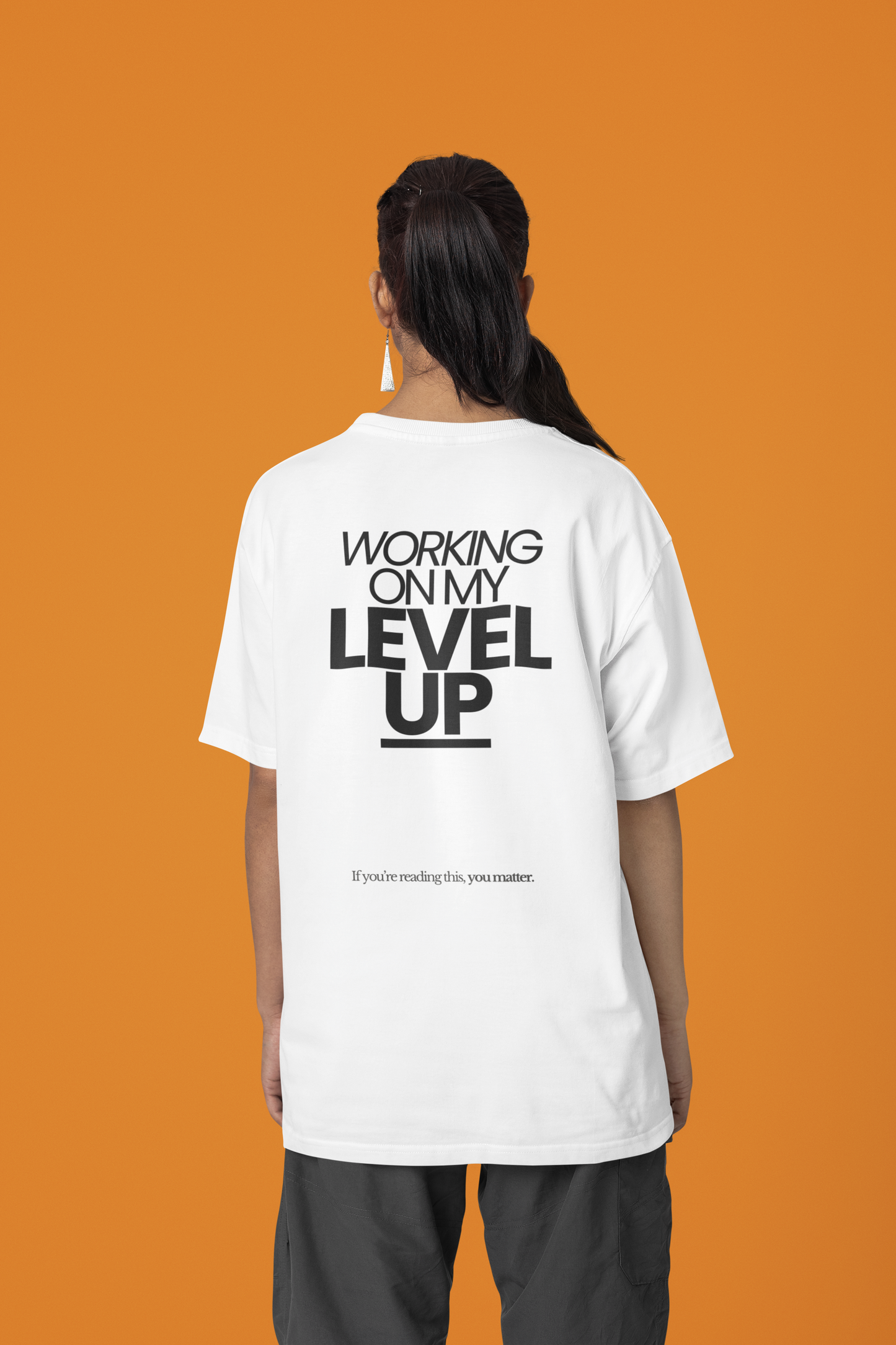 Working on my Level Up Tee